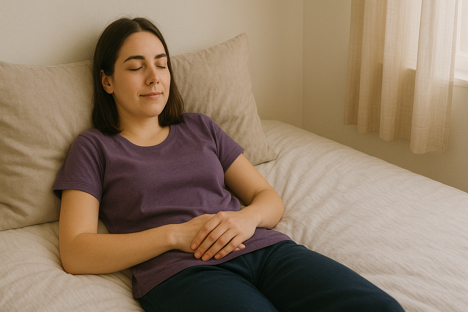 Descanso y calma tras terapia de ansiedad